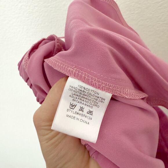 [MULLA] Lilac Pink High Rise Bermuda Shorts Lagenlook Relaxed Fit Size Large L - Picture 11 of 11